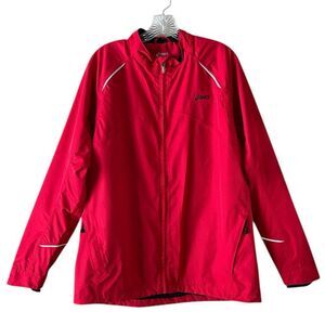 ASICS Men’s Red Rain Jacket